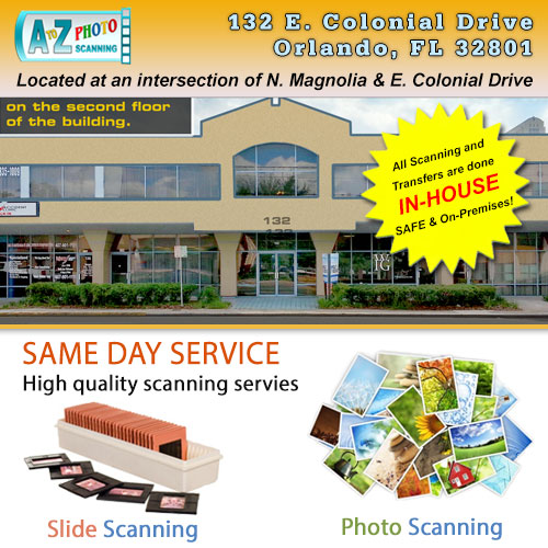 Orlando Photo & Slide Scanning Services